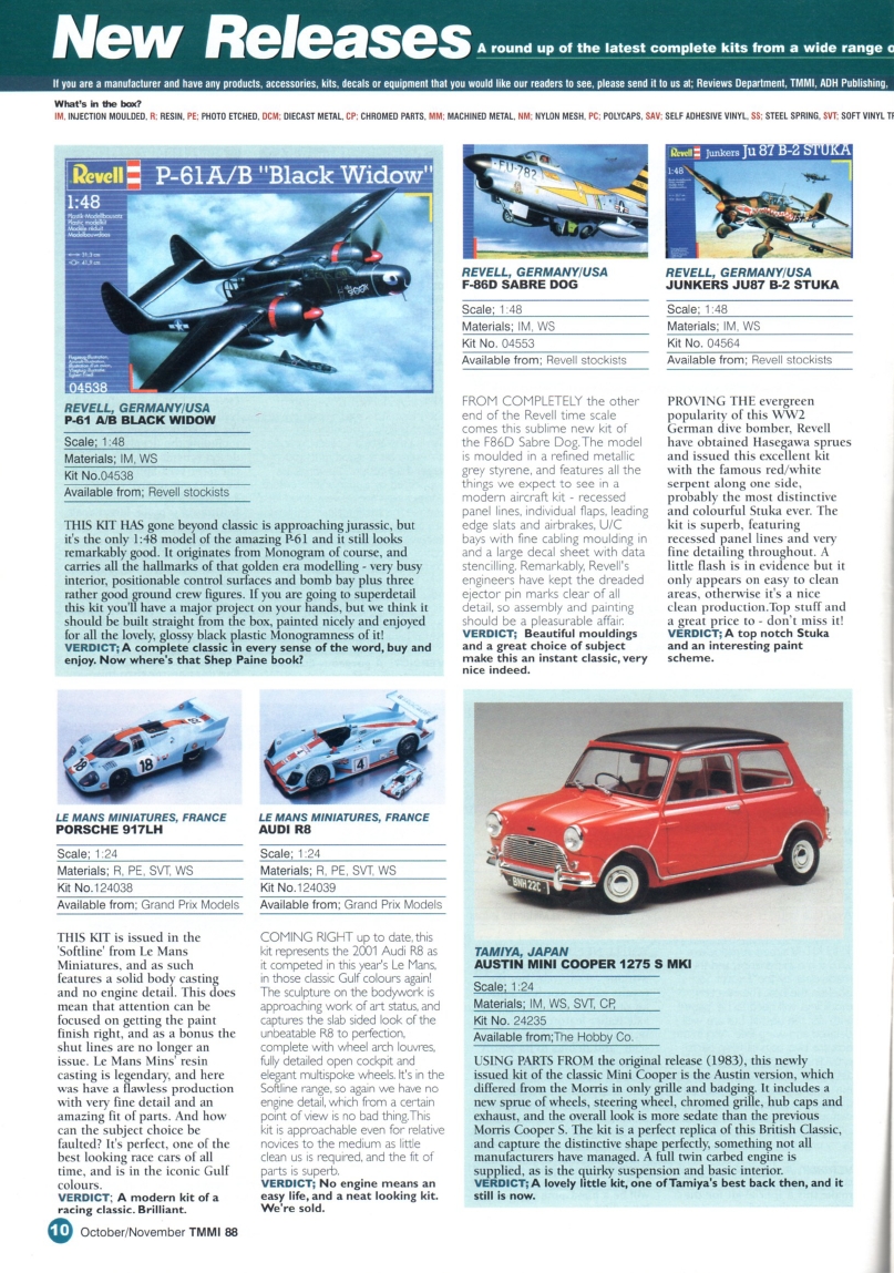 Tamiya Model Magazine 088 (2001-10)